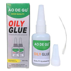 Oily Glue Ao De Gu, Ao De Gu Welding High-Strength Oily Glue, Instant Bonding, Strong Adhesion, Repairs Last Long Time for Metal, Wood, Ceramics,Leather, Glass (2, 20ML)