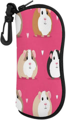 Eyeglass Pouch with Plastic Hanging Hook Belt for Adult Portable Sunglass Organizer Pouch