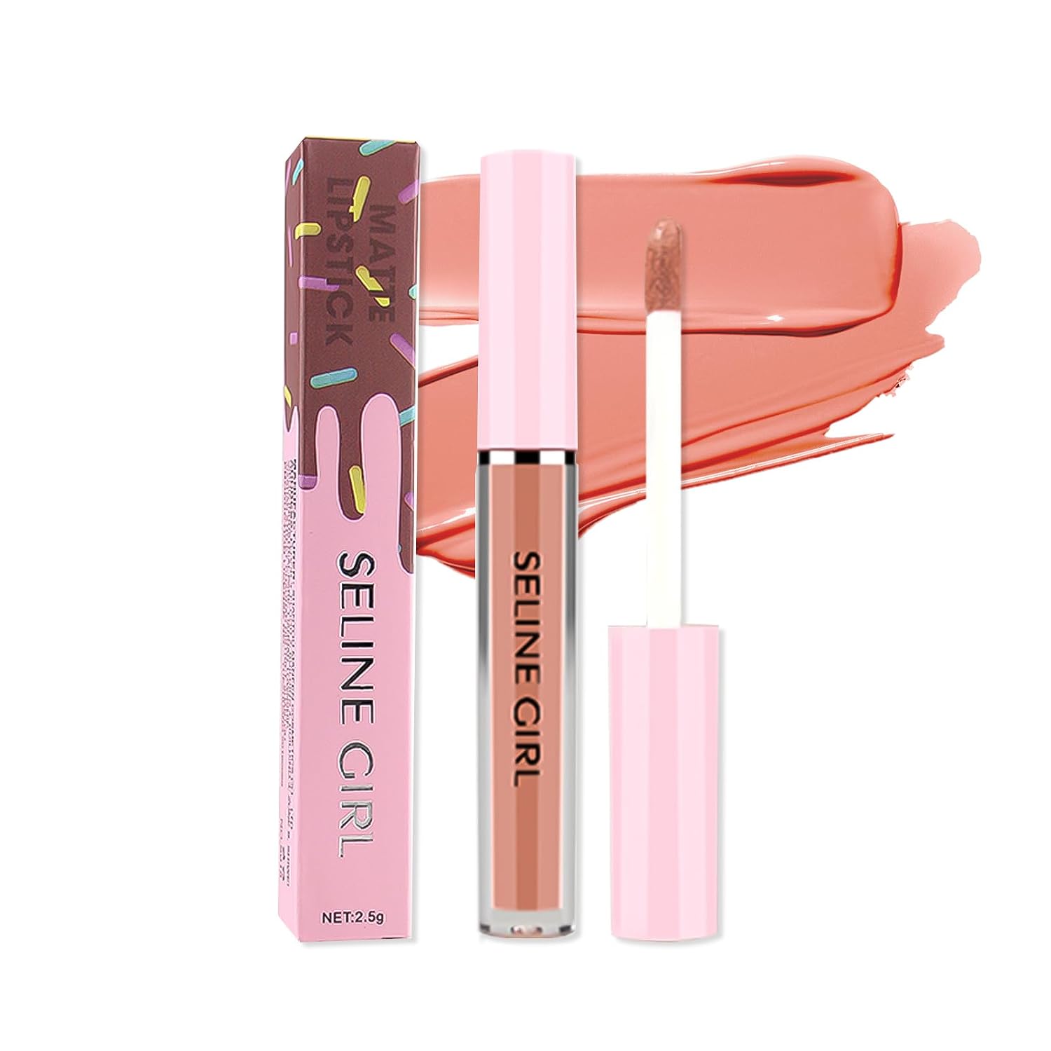 Matte Lip Gloss, Lip Gloss Silky Smooth Finish, Lipgloss Makeup Colorful and Creamy Texture, Lipstick for Every Occasion, Lip Oil Moisturizing and Hydrated #09