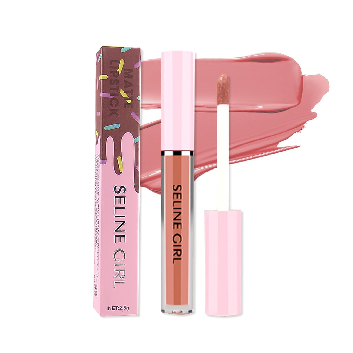 Matte Lip Gloss, Lip Gloss Silky Smooth Finish, Lipgloss Makeup Colorful and Creamy Texture, Lipstick for Every Occasion, Lip Oil Moisturizing and Hydrated #09