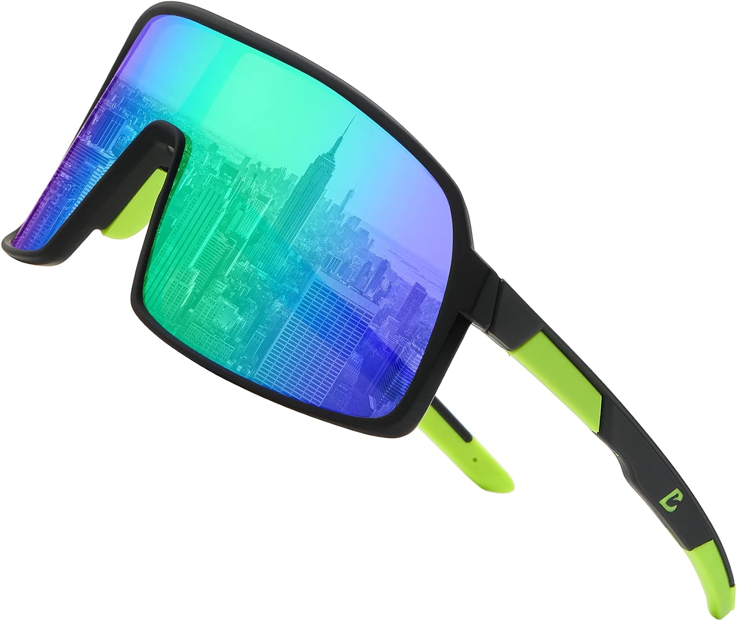 Bevi Sports Sunglasses Polarized Lens with TR90 Frame for Men Women Outdoor Driving Cycling