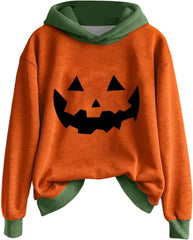 Pumpkin Sweatshirt For Women Halloween Sweatshirts For Women Graphic Crewneck Sweatshirts Fall Outfits
