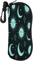 Eyeglass Pouch with Plastic Hanging Hook Belt for Adult Portable Sunglass Organizer Pouch