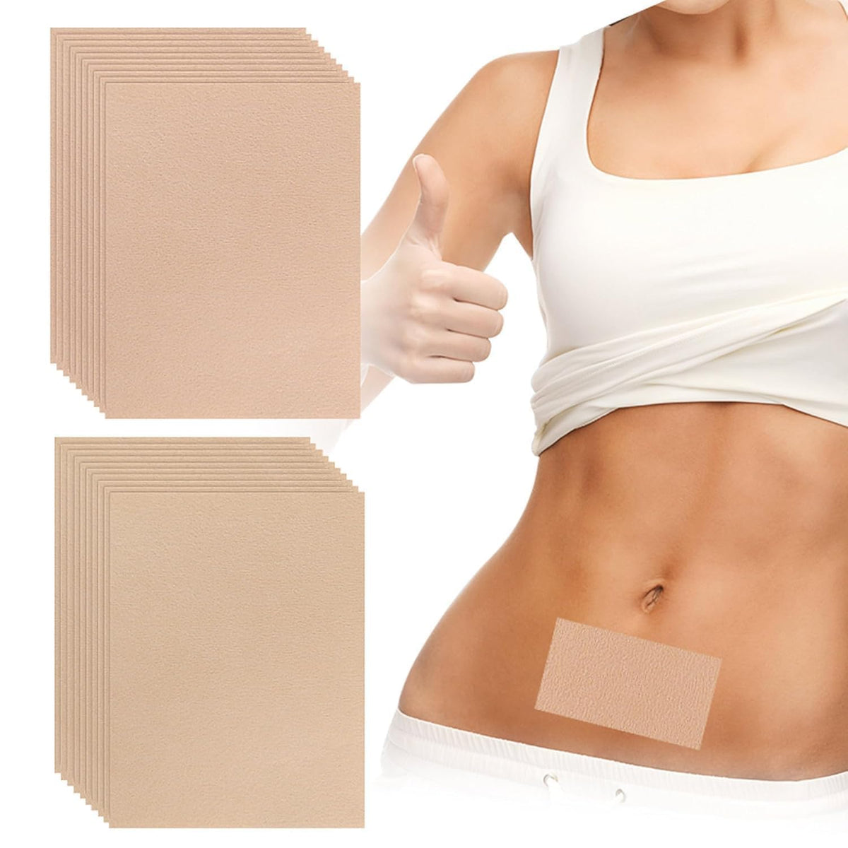 16 Pcs Tattoo Cover up Patch, Ultra Thin Patch for Scar Waterproof Sweatproof Tattoo Cover up Tape Cuttable Invisible Scar Birthmarks Sticker(White)