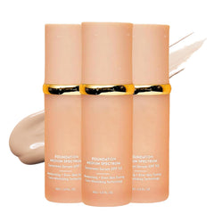 Bio 4 in 1 Foundation Liquid- Hydrating Medium full coverage concealer with, foundation 4 in 1 - light spectrum SPF 50+ (1PCS)