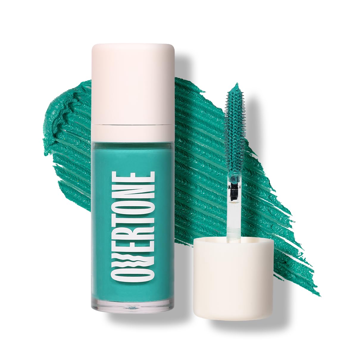 Overtone The Color Wink - 2-In-1 Lash And Brow Makeup for Bold Color, Laminating, Brow and Lash Health Support, 0.42 Fl Oz., Aqua Blue