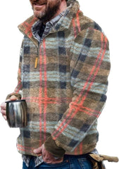 Western Pullover Sweayer Hoodie Tribal Western Vintage Sweaters with Pocket Mens Aztec Fleece Jackets Top