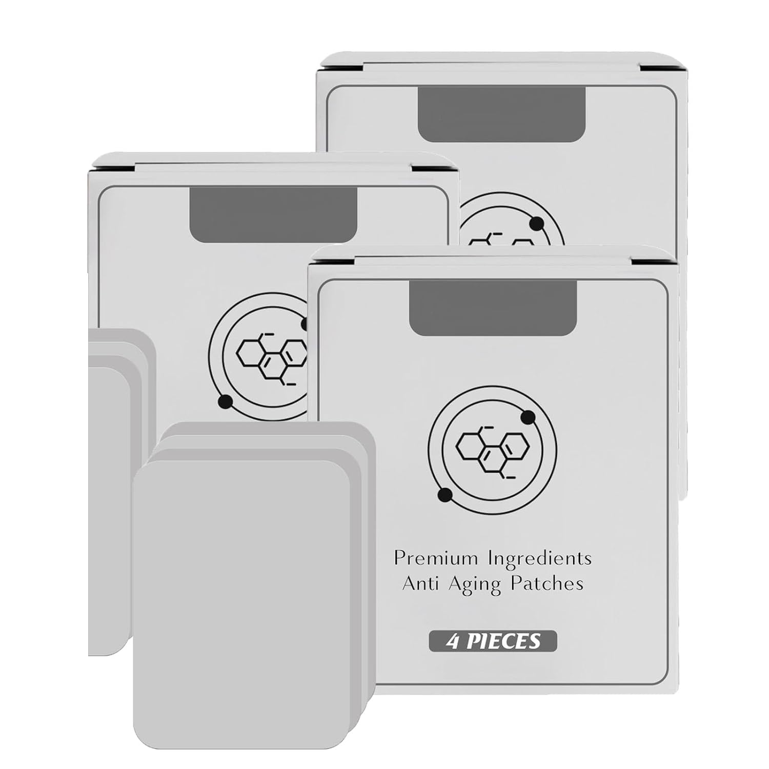 Youthrite Anti-Aging Patches, Youthrite Patches, Improves Skin Firmness and Reduces Wrinkles, For All Skin Types (4 PIECES*3)