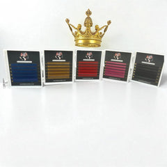 Royal Bottom Lash Extensions (Blue .07 J Curl), Black