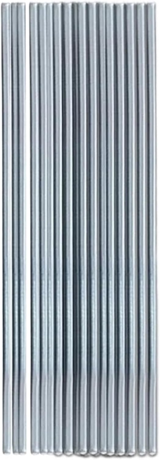 10/20Pcs Welding Rods No Need Solder Powder Aluminum Welding Rod 1.6/2mm Brazing Low Temperature Aluminum Solder Soldering Rod (Size : 1.6mm, Color : 20 Pieces)