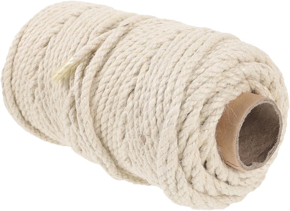 1roll Sisal Rope for Cat Scratching Post Thick Twine for Cat Furniture Repair and Crafting and Furniture