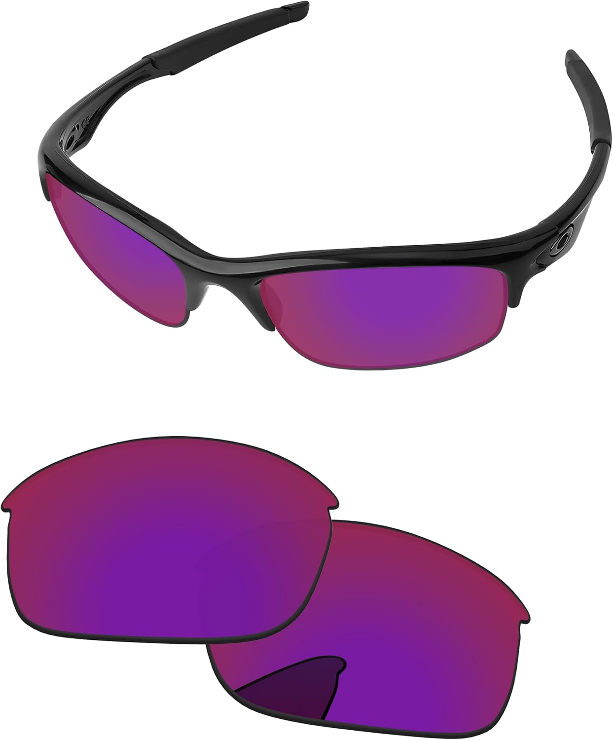 Replacement Lenses for Oakley Bottle Rocket OO9164 62mm Sunglass