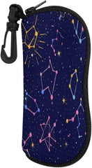 Eyeglass Pouch with Plastic Hanging Hook Belt for Adult Portable Sunglass Organizer Pouch