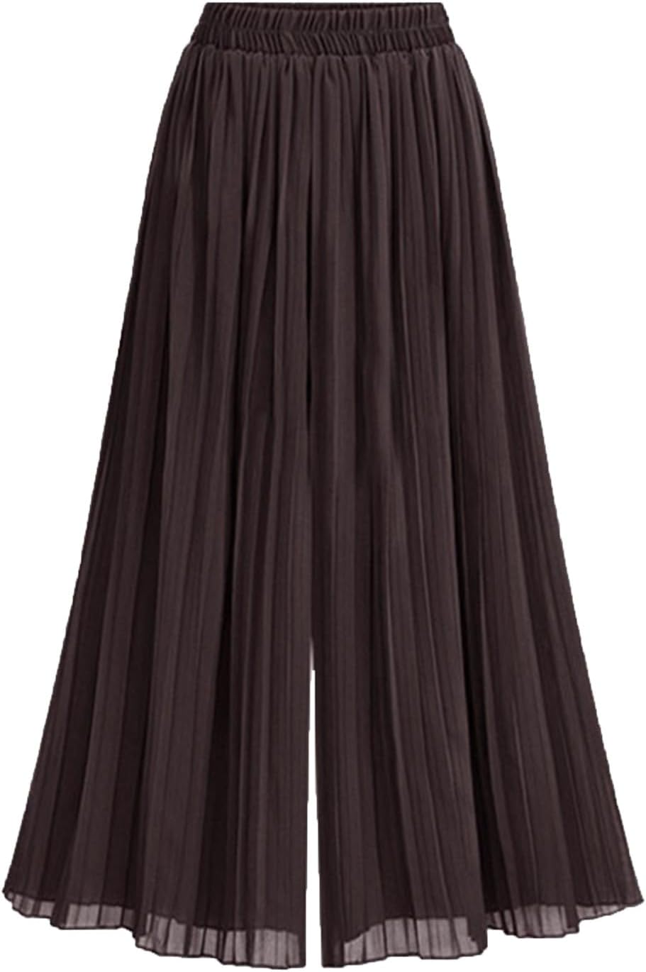Flowy Chiffon Palazzo Pants for Women 2025 Dress Casual Summer Wide Leg Elastic High Waist Beach Vacation Lounge Pant