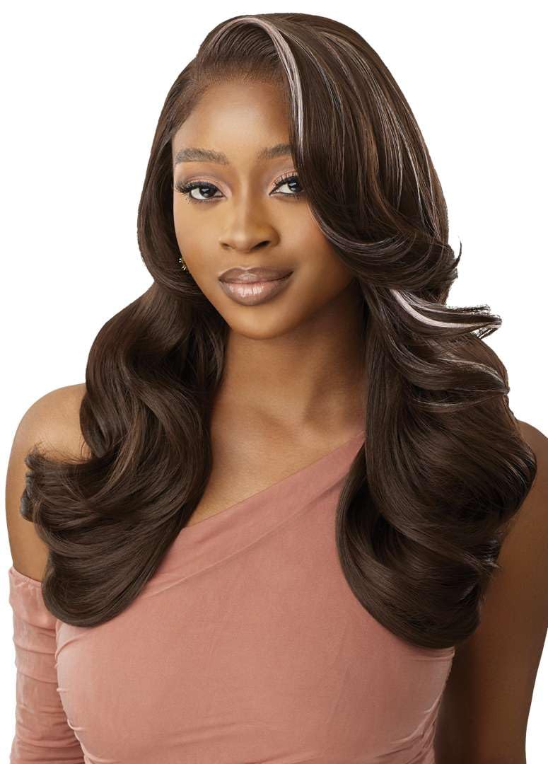 Outre Lace Front Wig - Perfect Hair Line 13X6 - Kihara (LR8/HONEY ASH BLONDE)