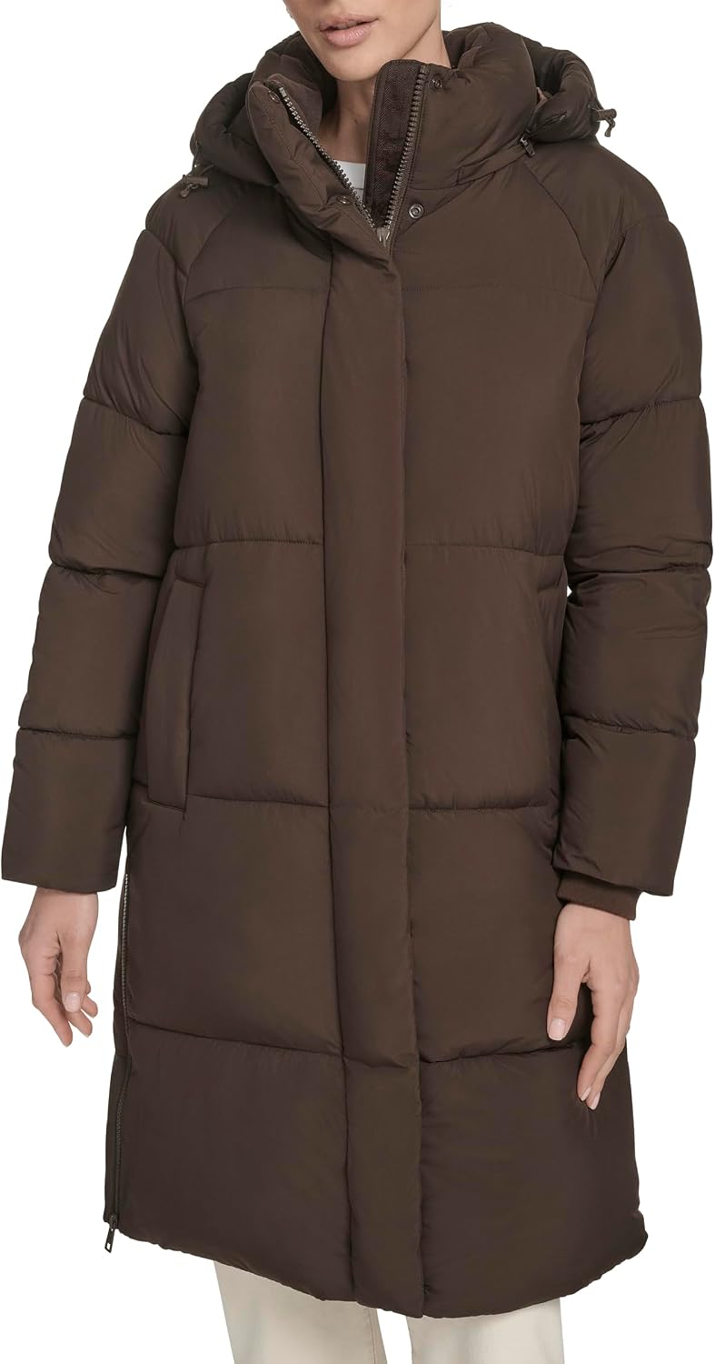 Levi's womens Cloud Puff Hooded Midlength Puffer Jacket