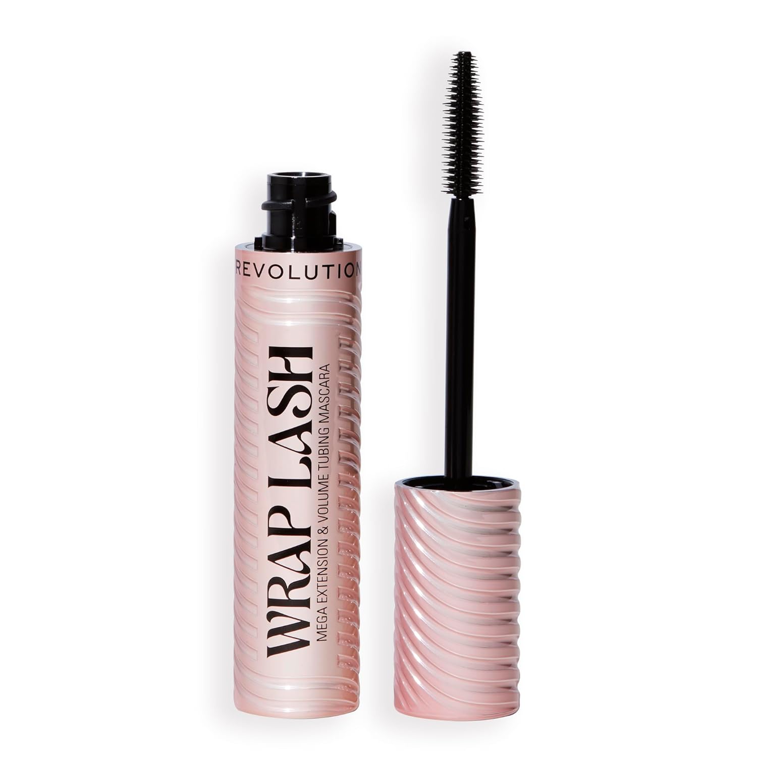 Revolution Beauty London, Wrap Lash Tubing Mascara, Smudge-Proof & Water-Resistant for Length & Volume, Vegan & Cruelty-Free, Black, 0.28 fl oz