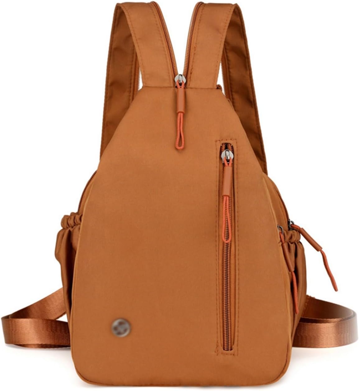 2025 New Women's Multi-compartment Crossbody Bag, Nylon Waterproof Backpack,Multifunctional Travel Bag (Red)