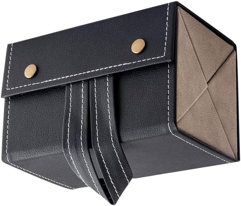 Multiple Travel Sunglasses Organizer Case - PU Leather Hanging Foldable Eyeglasses Case…