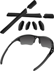 Bwake Replacement Rubber Kit Earsocks and Nose Pads for Oakley Half Jacket/Half Jacket XLJ Sunglasses - Black