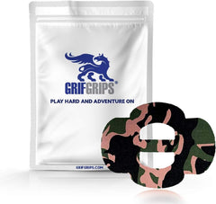 GrifGrips CGM Covers Adhesive Patches - Omnistrap Wrap Sports Grip CGM Overpatch Sensor Cover Waterproof Adhesive Tape CGM Patch for Omipod - Pre-Cut Design Pack of 15 (Dark Blue)