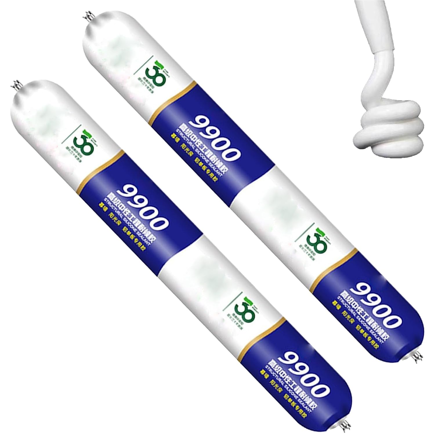 Sellador De Fugas De Agua 9900, Sellador Impermeable 9900,DH-9900 High-Temperature Resistant Silicone Sealant for Sunroom, Silicon Waterproof sealant, Multipurpose Silicone Caulk (Black, 1pc)