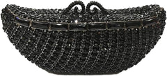 Novelty Rhinestone Clutch Ship Shaped Wedding Purse for Women Crystal Evening Clutch Diamond Handbags for Party Prom