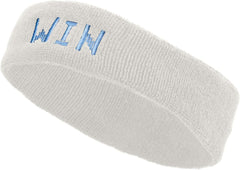 Pixel Win Embroidered Head Bands Terry