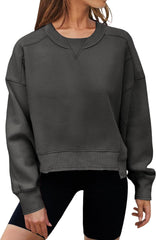 Oversized Sweatshirt for Women Loose Crewneck Long Sleeve Pullover Stylish Lightweight Sweatshirts Fall Clothes