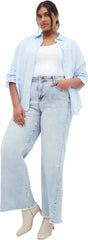 City Chic Women's Plus Size Jeans - Aliya Wide Leg