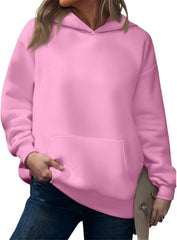 Women Sweatshirt Soft Comfy Oversized Pullover Crewnecks Plain Hoodie Fall Fashion 2025 Pullover Winter Clothes