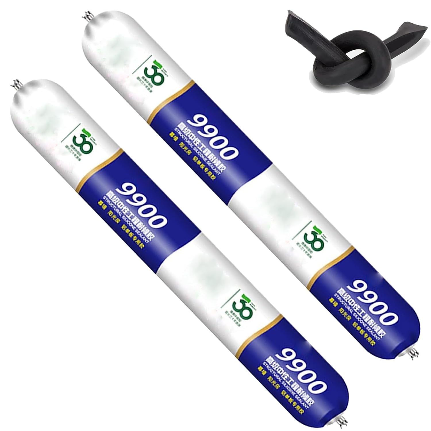 Sellador De Fugas De Agua 9900, Sellador Impermeable 9900,DH-9900 High-Temperature Resistant Silicone Sealant for Sunroom, Silicon Waterproof sealant, Multipurpose Silicone Caulk (Black, 1pc)