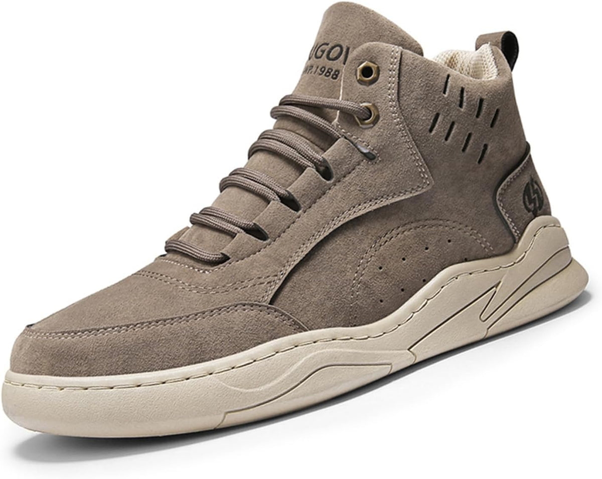 Mens Winter Warm Sneakers with Plush Lining Casual Shoes Outdoor Anti-Skid Comfort Snow Boots for Men