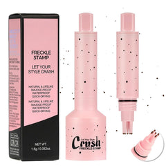 Freckle Stamp Pen Pro - 5-Point Quick Dry & Waterproof Fake Freckles Maker, Natural-Looking Faux Freckles Stain for Lifelike Sunkissed Makeup, Long Lasting, Easy One-Press Application, 02 Medium