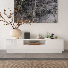 HighGloss LED TV Stand TV Entertainment Center TV Console Media Gaming