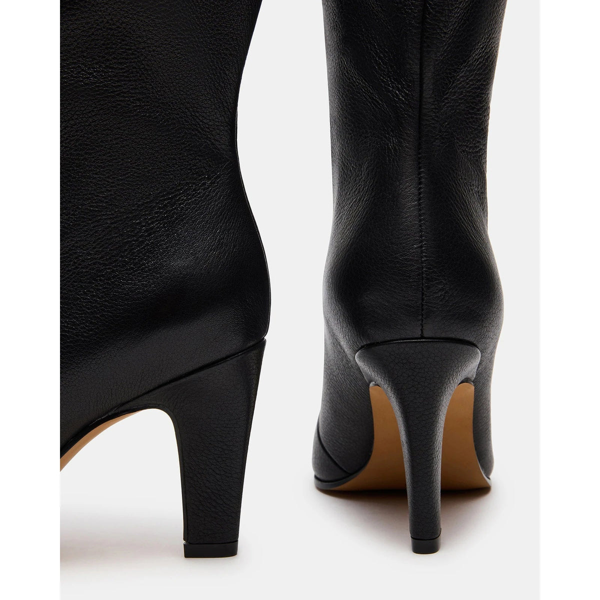 Steve Madden Rizk Leather Heeled Tall Boot