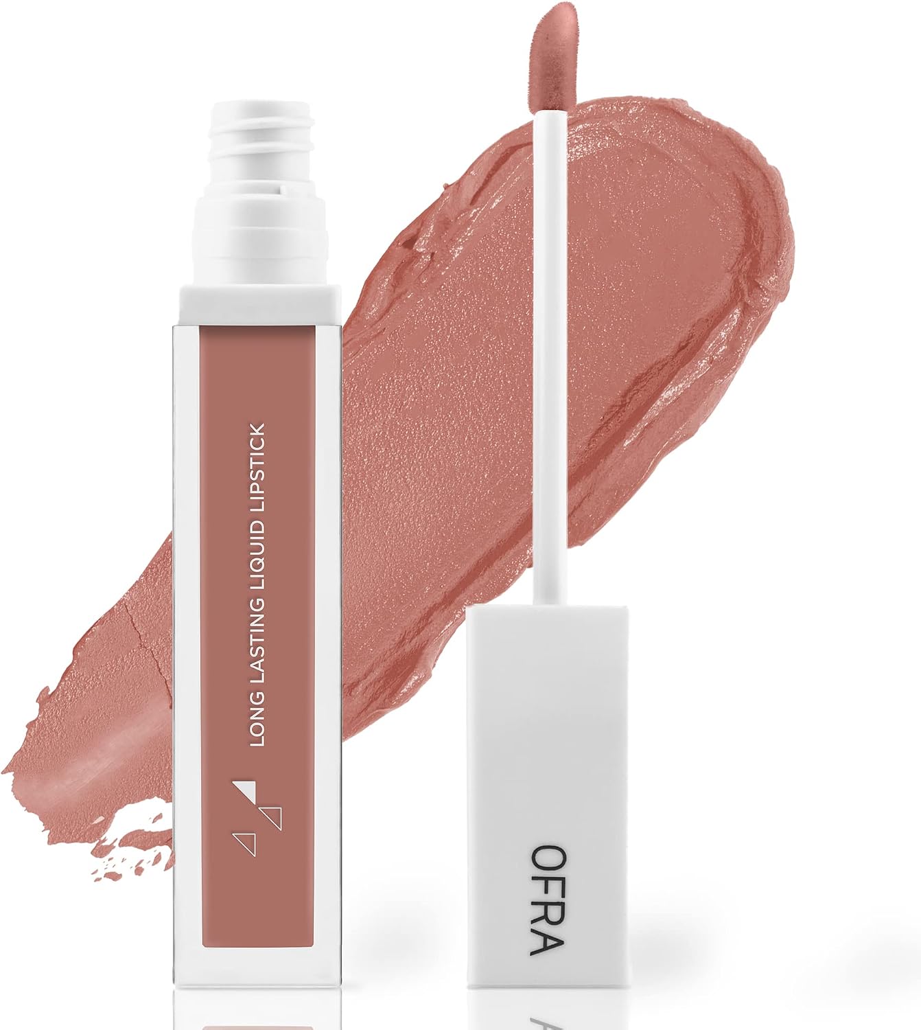 Ofra Long Lasting Liquid Lipstick - Story By Samantha March | Nude Matte Lipstick with Mocha Undertones | 8g