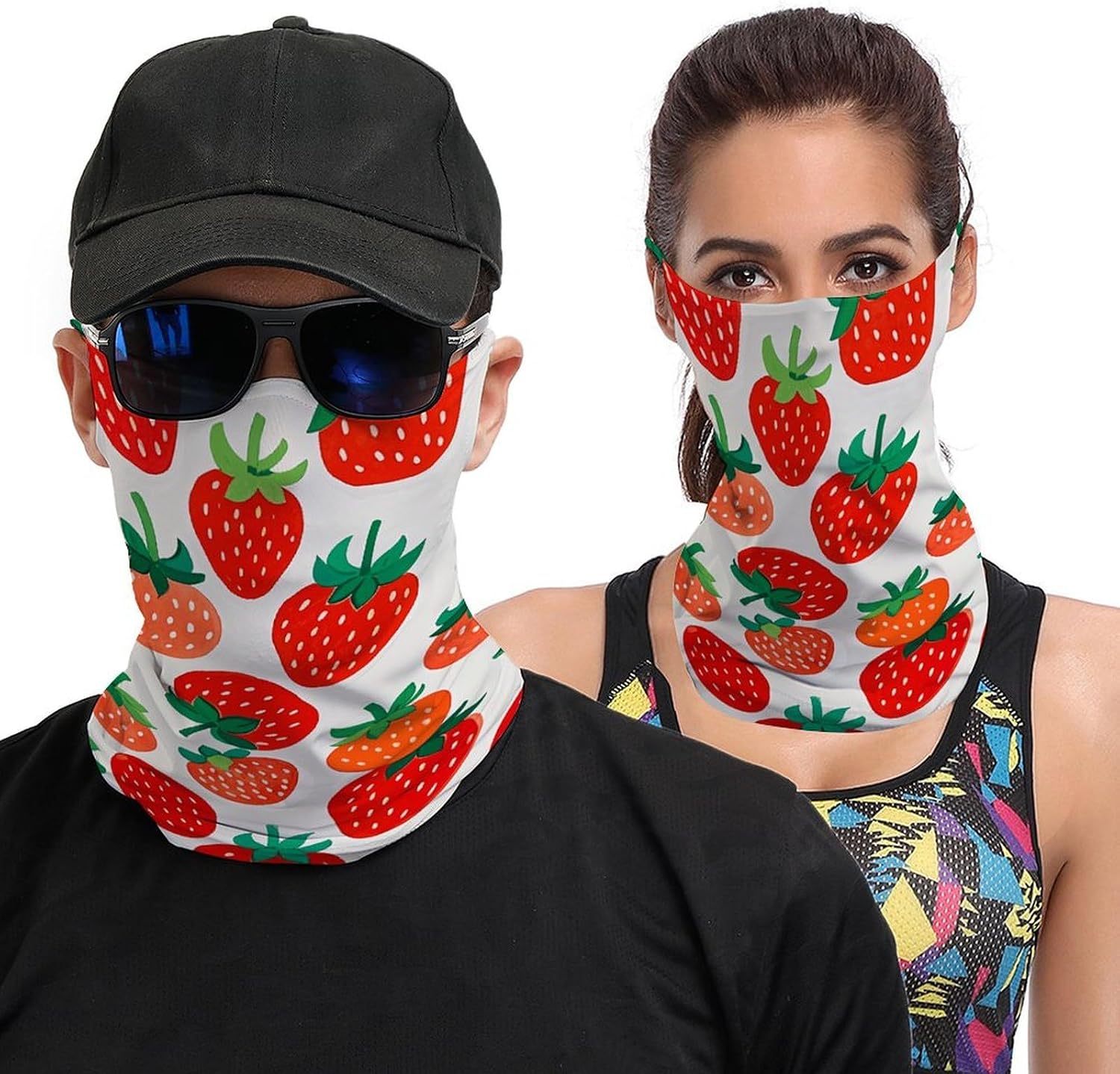 Windproof Face Mask Balaclava Head Scarf Fire And Water Phoenix Neck Gaiter for Outdoor Sports (All-Season Use)