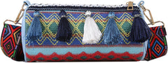 Women's Sling Crossbody Bag,cute Small hobo boho purses crossbody bags, Ethnic Style Shoulder Bag with Adjustable Strap