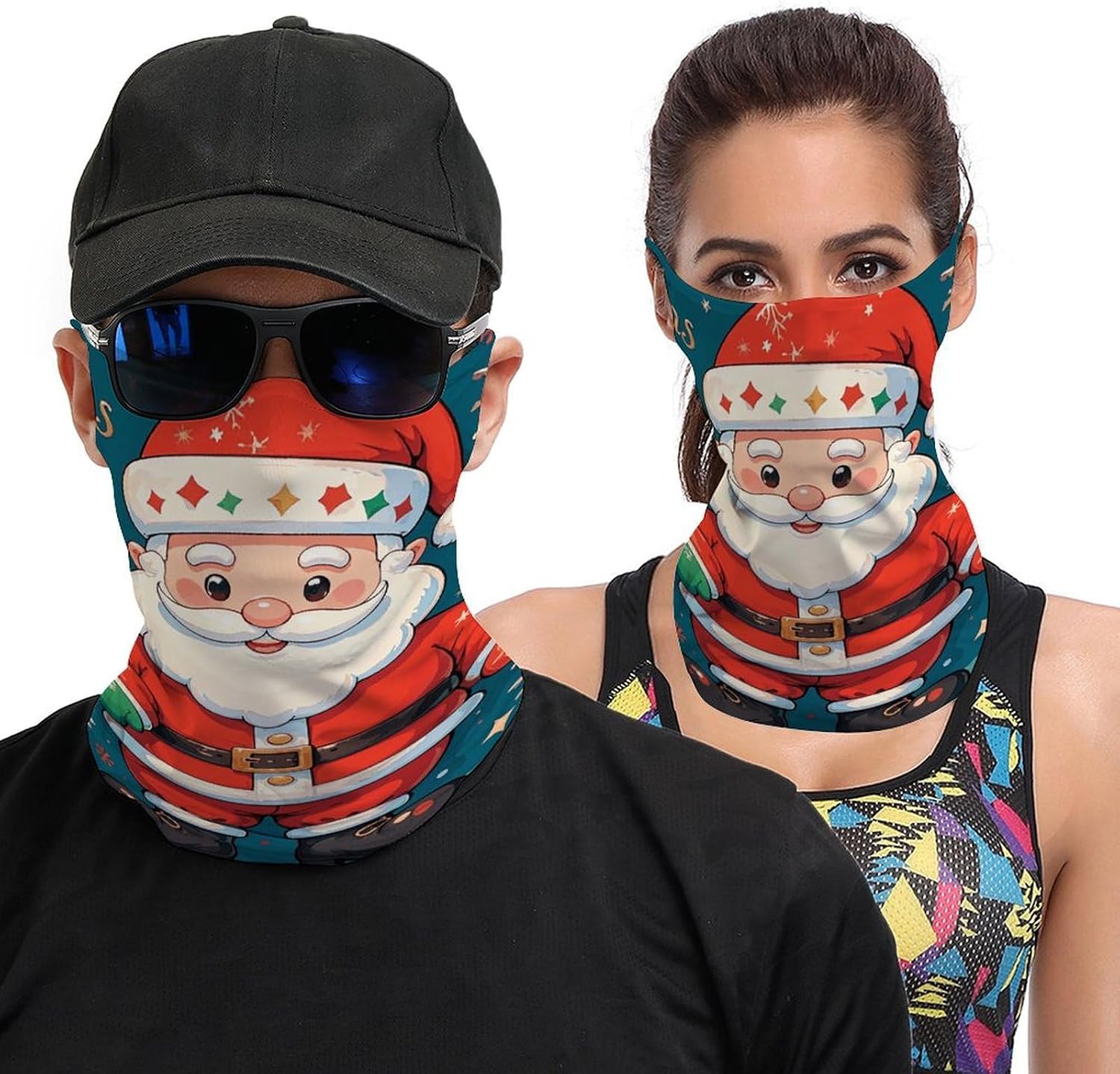 Windproof Face Mask Balaclava Head Scarf Fire And Water Phoenix Neck Gaiter for Outdoor Sports (All-Season Use)