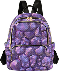 Colorful Art and Tillable Small Backpack Purse for Women Travel Bag Lightweight Shoulder Bag Fashion Daypack