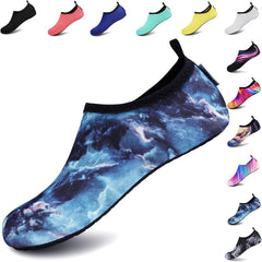 VIFUUR Water Sports Shoes Barefoot Quick-Dry Aqua Yoga Socks Slip-on for Men Women