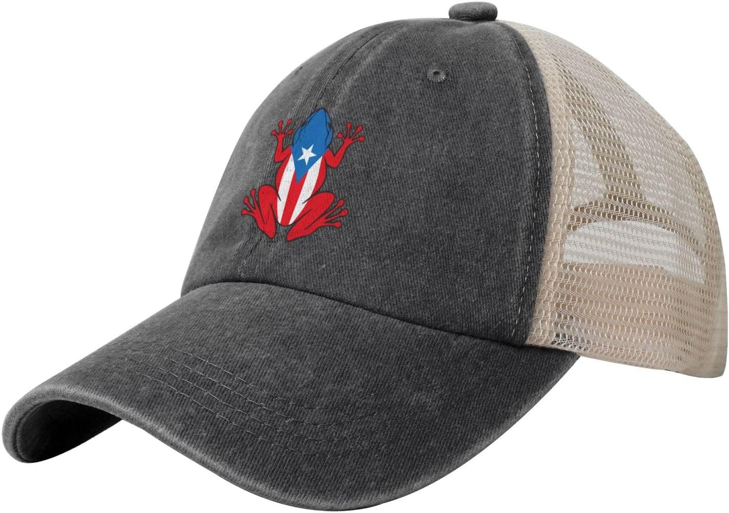 Adjustable Mesh Baseball Caps Snapback Mesh Back Hat Dad Cap Hat Vintage Washed Hat Breathable Sun Hats for Men Women