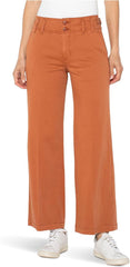 Women's High-Rise Cinch Waist Wide Leg Pants