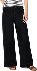 KDF Women's High Rise Straight Leg Jeans,Loose Fit Stretch Denim Pants Wide Leg Baggy Jeans