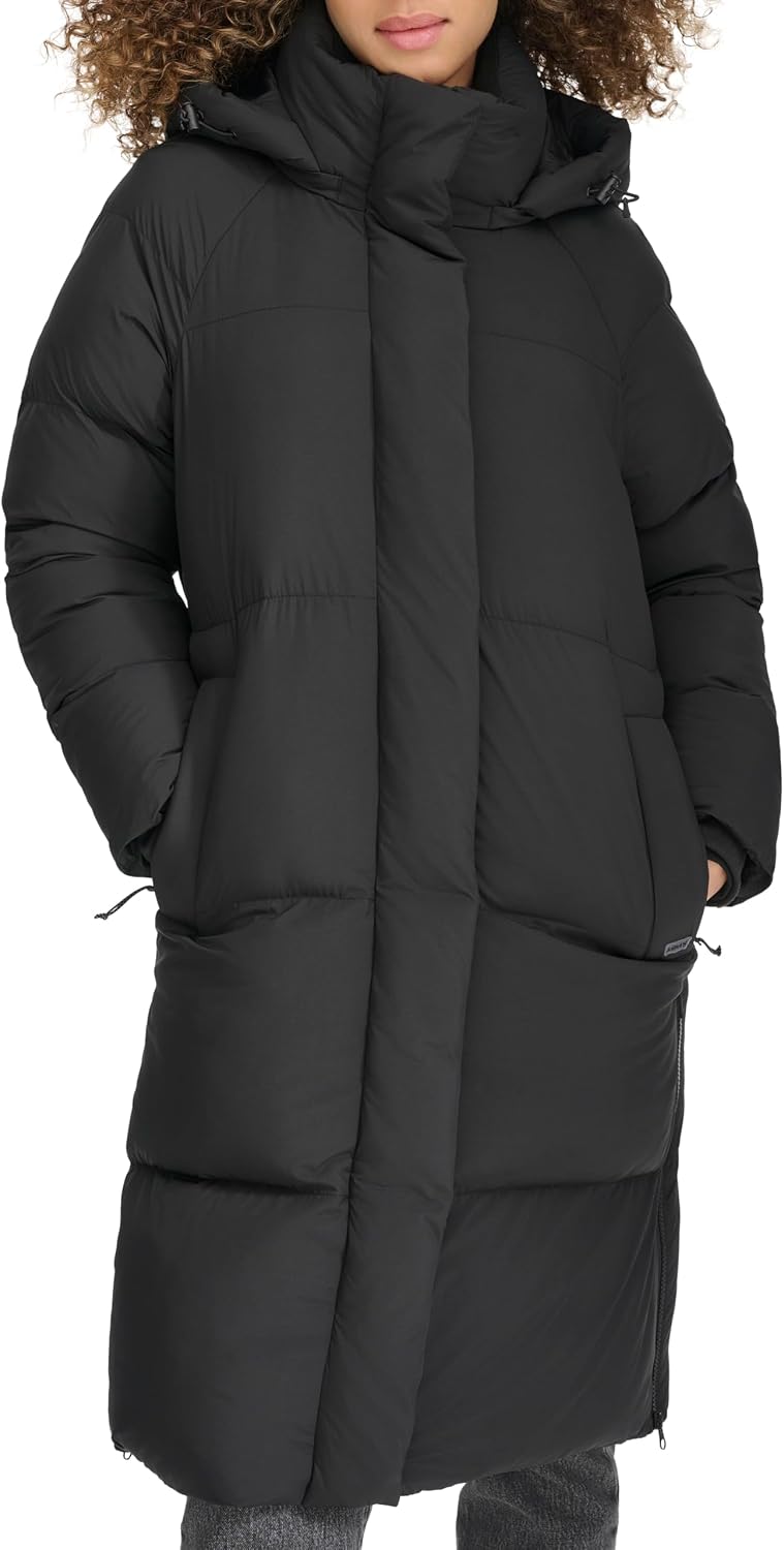 Levi's womens Cloud Puff Hooded Midlength Puffer Jacket