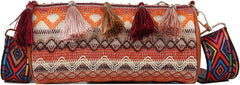 Women's Sling Crossbody Bag,cute Small hobo boho purses crossbody bags, Ethnic Style Shoulder Bag with Adjustable Strap