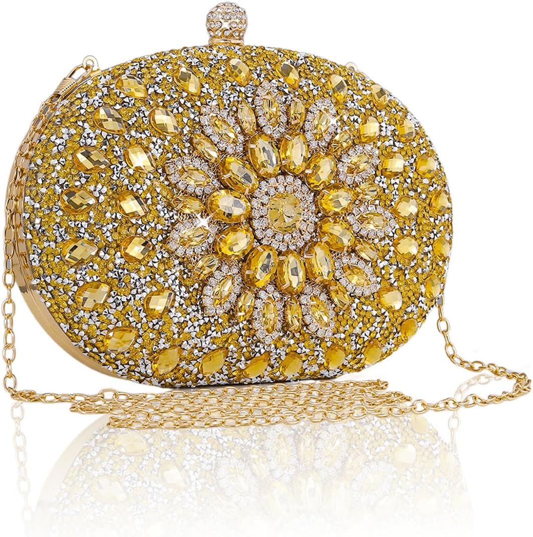 Clutch Purse for Women Formal Evening Handbag with Chain Wedding Party Purses Bride Clutch Cocktail for Prom