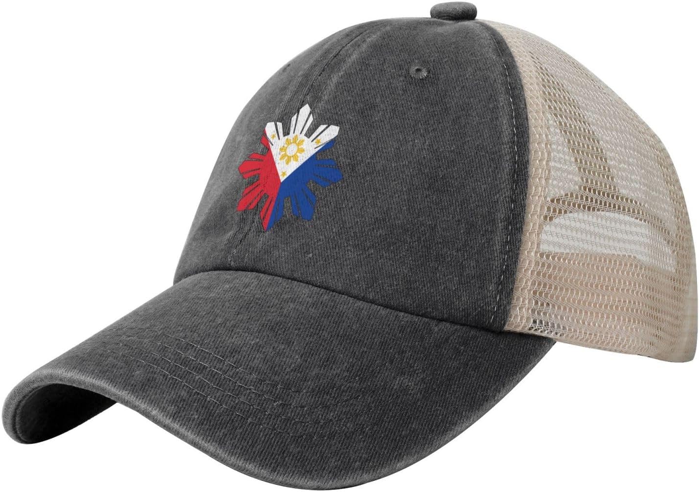 Adjustable Mesh Baseball Caps Snapback Mesh Back Hat Dad Cap Hat Vintage Washed Hat Breathable Sun Hats for Men Women