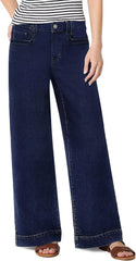 KDF Women's High Rise Straight Leg Jeans,Loose Fit Stretch Denim Pants Wide Leg Baggy Jeans